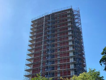 Progress peaks at Lewisham Park Towers